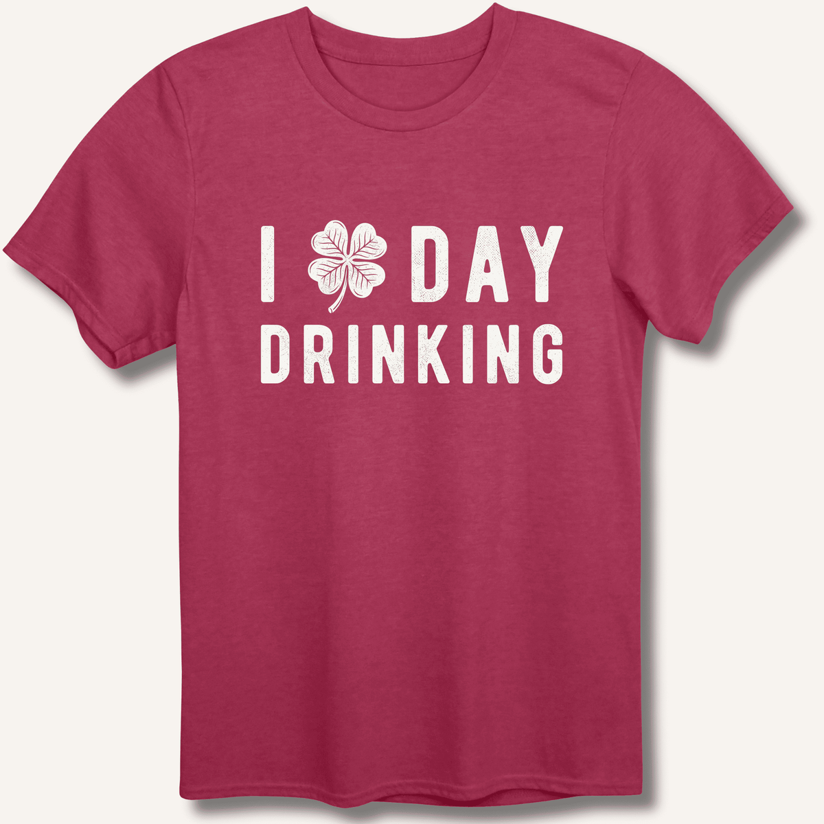 I Clover Day Drinking T-Shirt Gift For Bourbon Drinker
