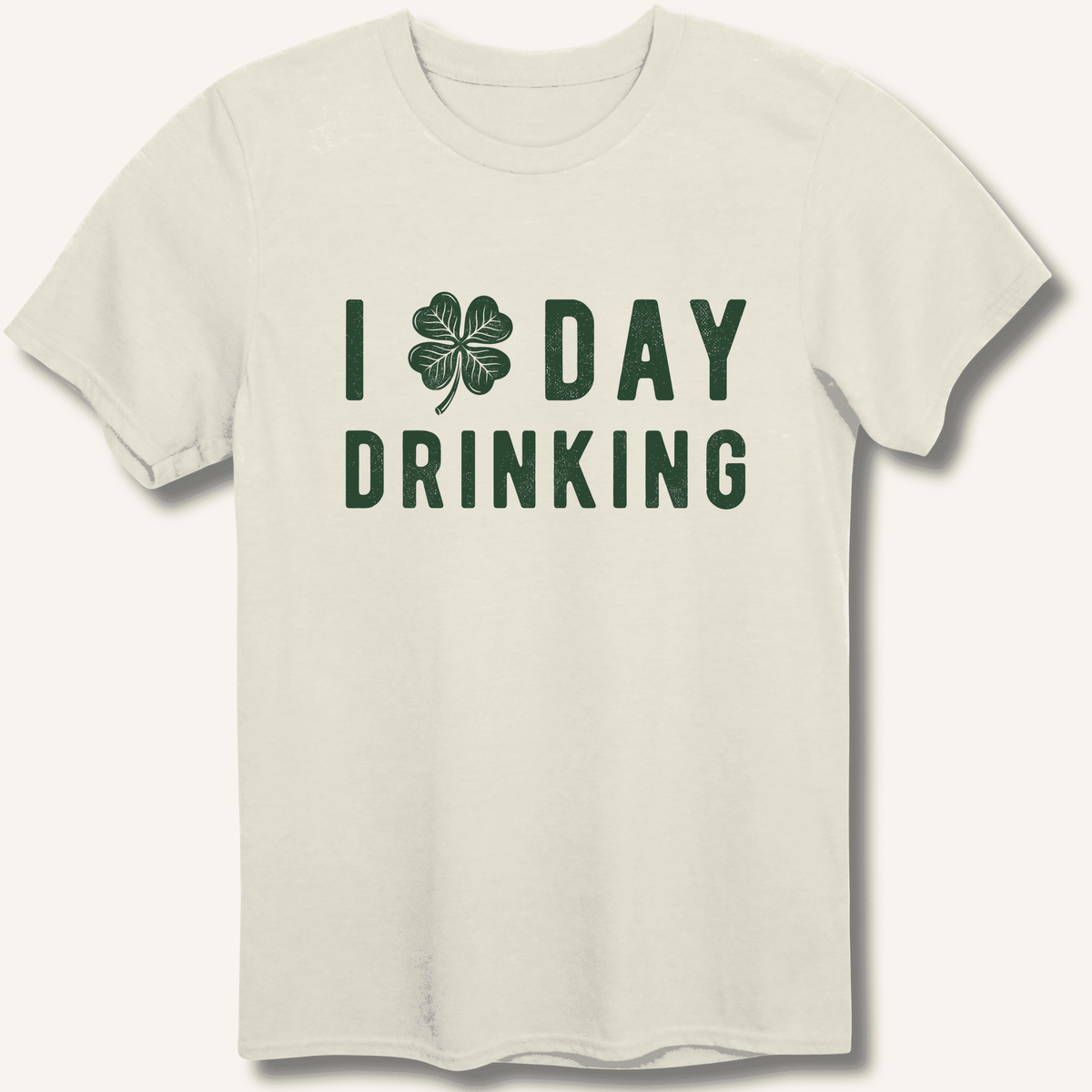 I Clover Day Drinking T-Shirt Gift For Bourbon Drinker