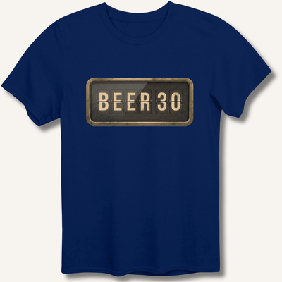 Beer 30 T-Shirt Gift For Bourbon Drinker