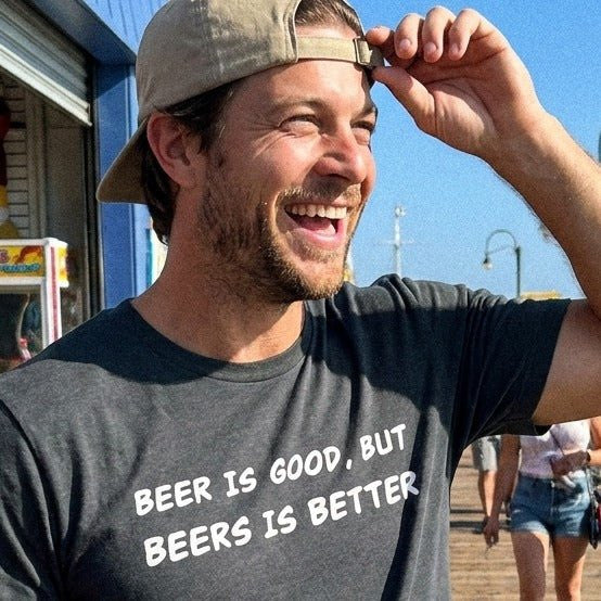Beer Is Good T-Shirt Gift For Bourbon Drinker