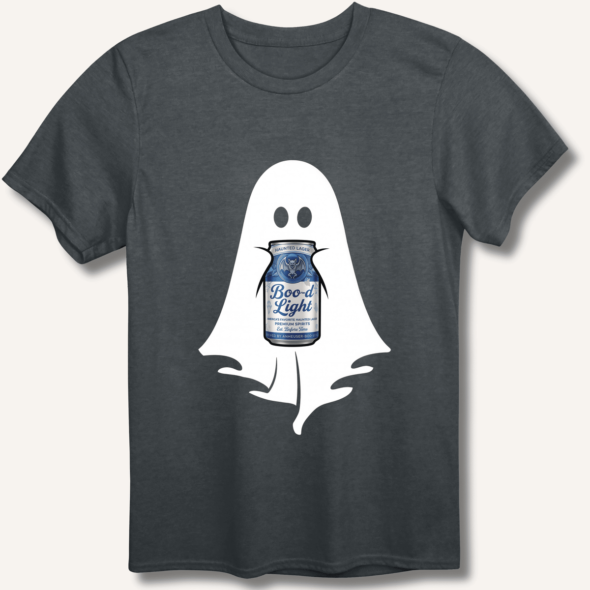 Boo-d Light Ghost T-Shirt Gift For Bourbon Drinker