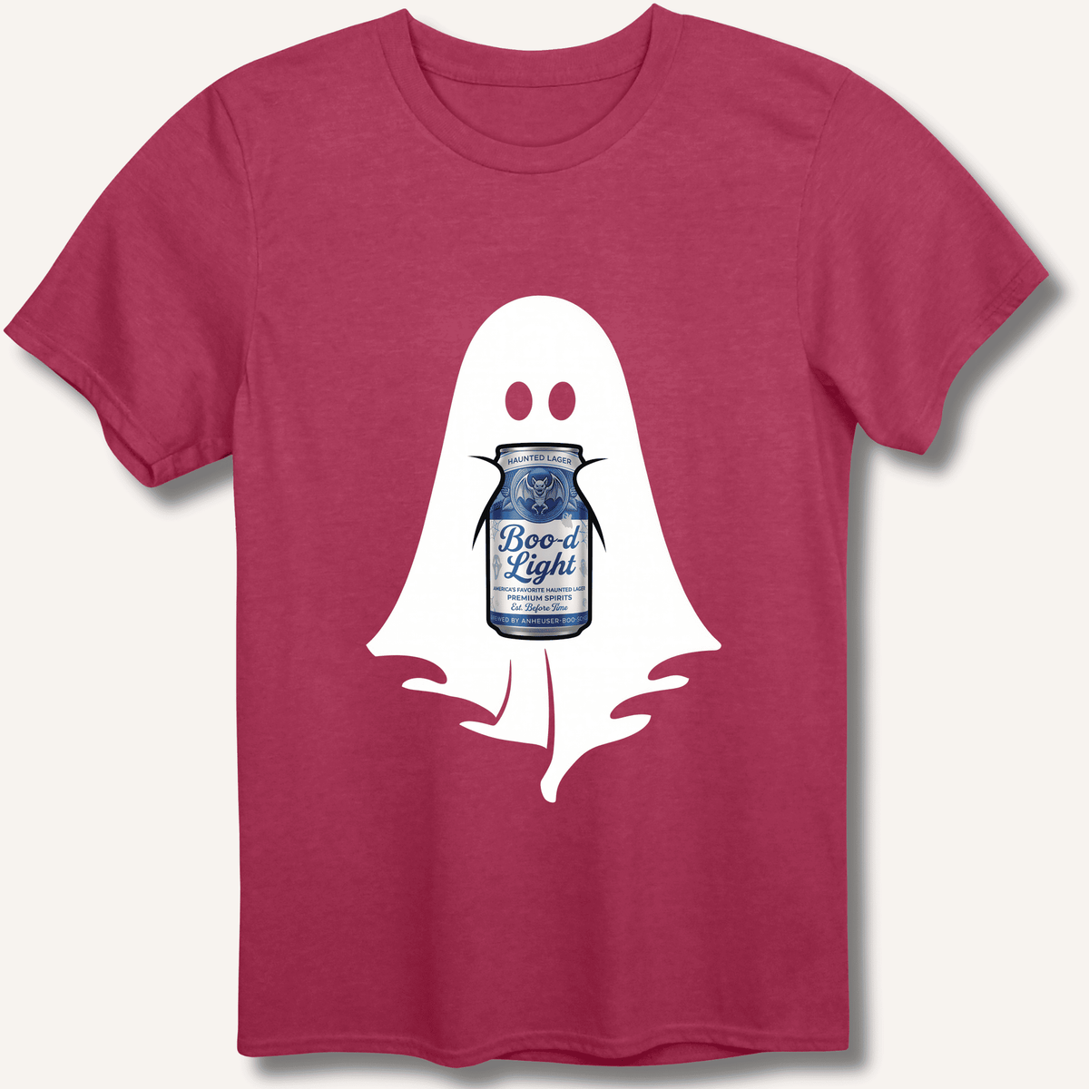 Boo-d Light Ghost T-Shirt Gift For Bourbon Drinker