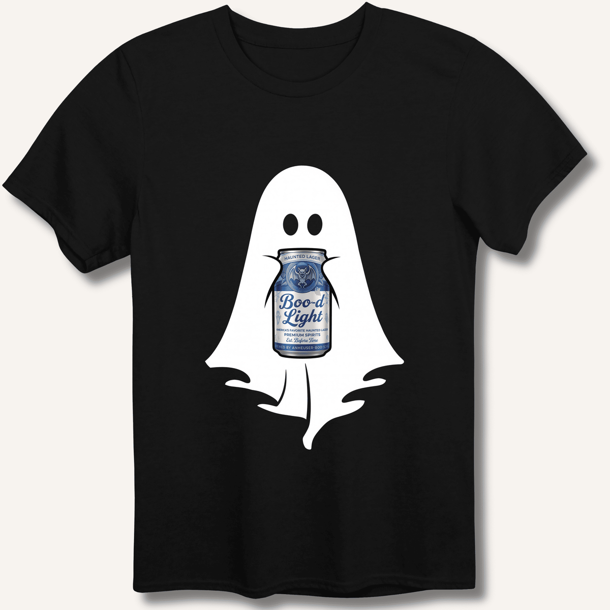 Boo-d Light Ghost T-Shirt Gift For Bourbon Drinker