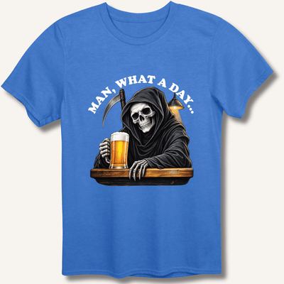 Man, What A Day T-Shirt Gift For Bourbon Drinker