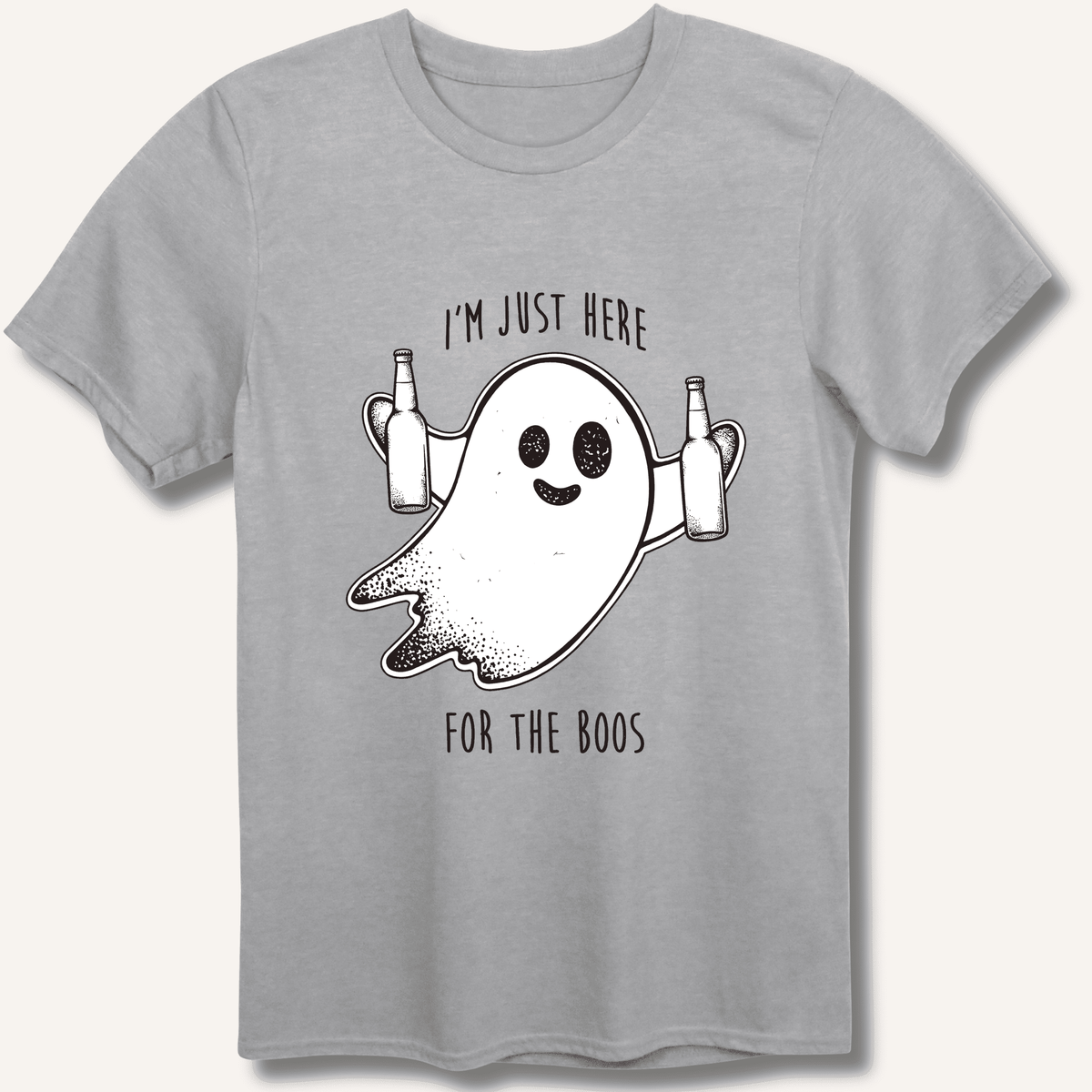 I'm Just Here For The Boos T-Shirt Gift For Bourbon Drinker