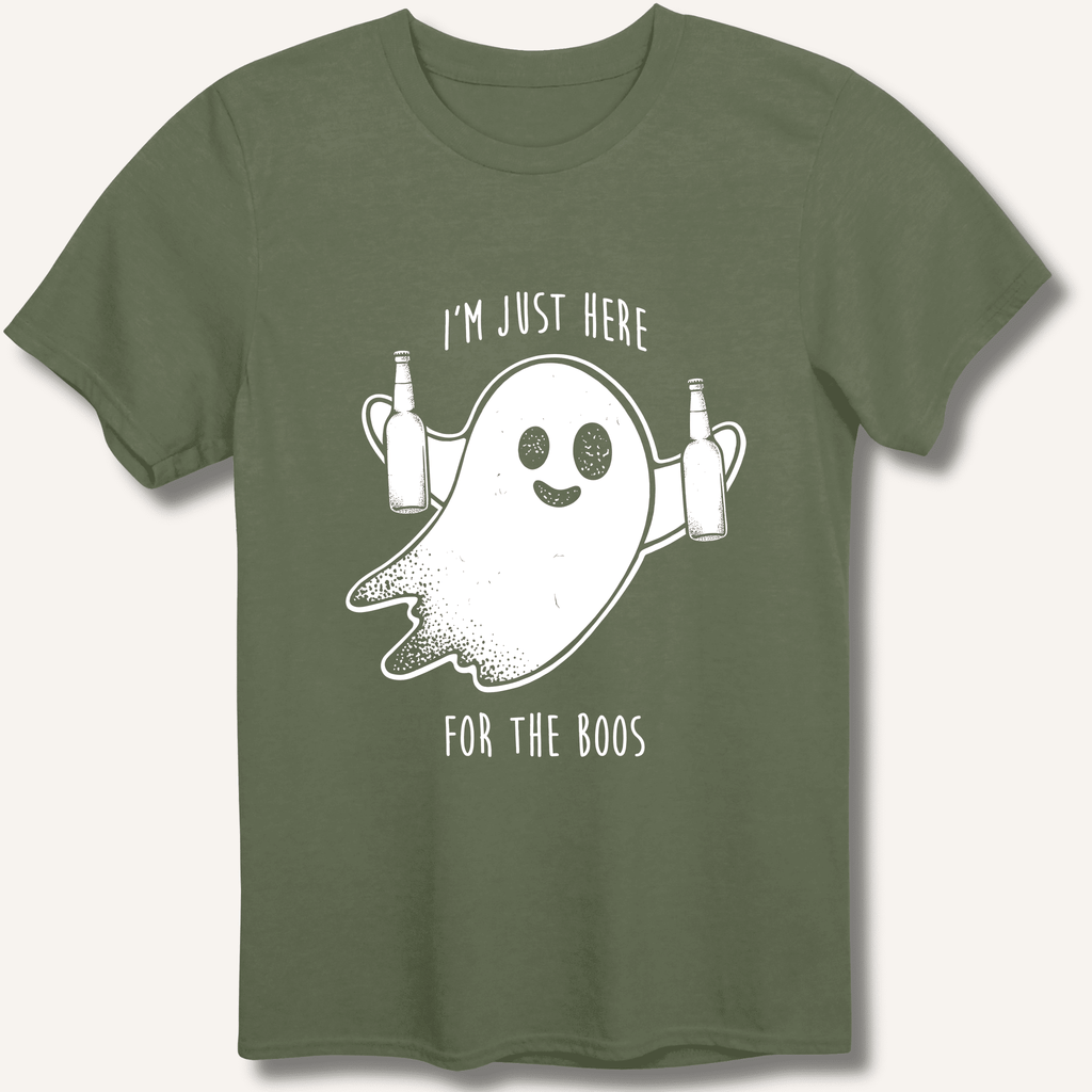 I'm Just Here For The Boos T-Shirt Gift For Bourbon Drinker