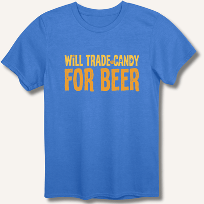 Will Trade Candy For Beer T-Shirt Gift For Bourbon Drinker