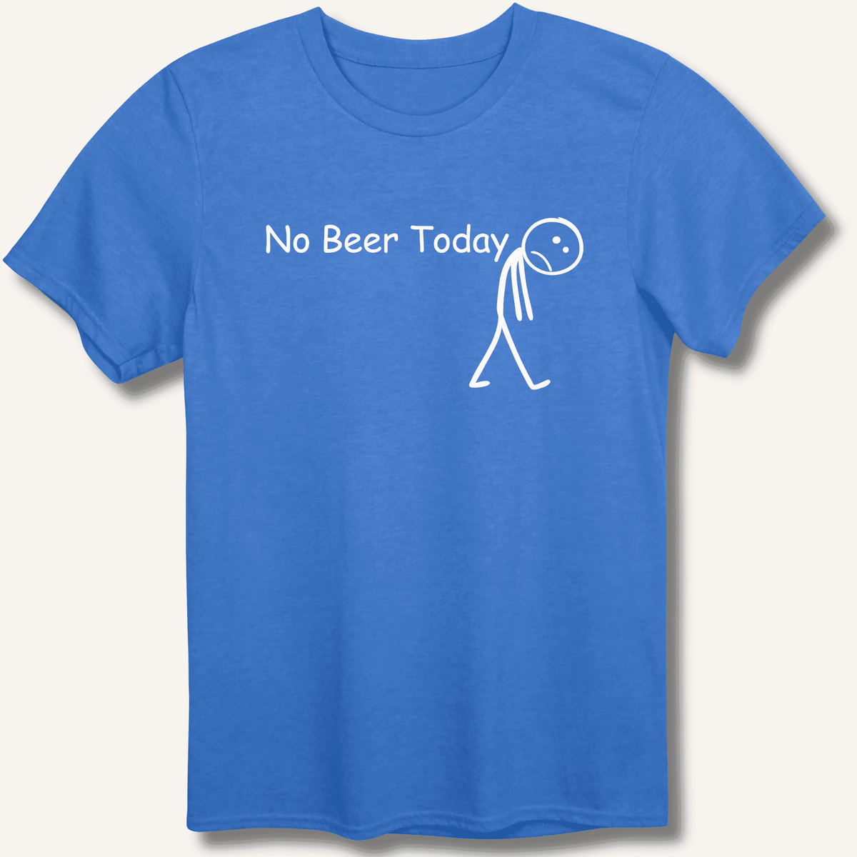 No Beer Today T-Shirt Gift For Bourbon Drinker