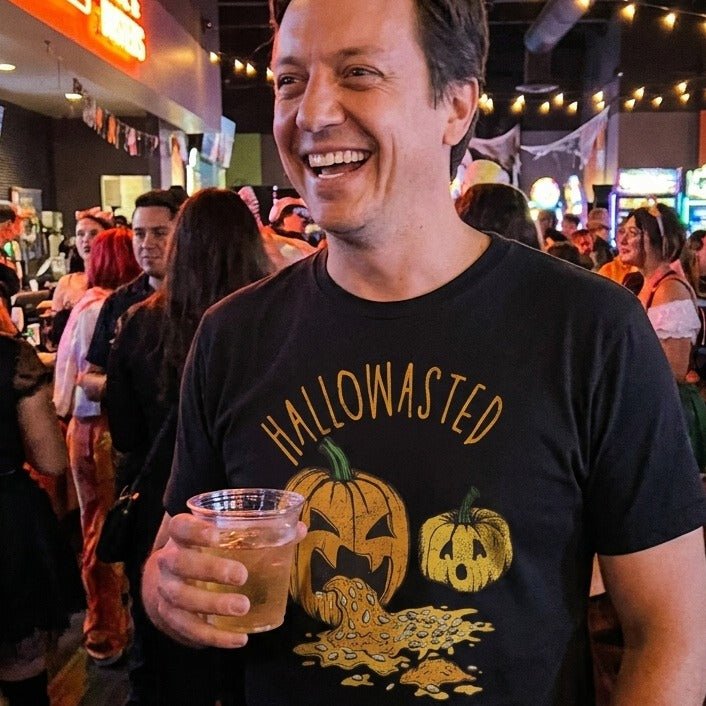 Hallowasted T-Shirt Gift For Bourbon Drinker