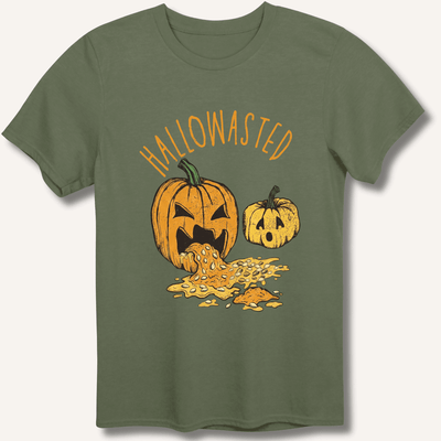 Hallowasted T-Shirt Gift For Bourbon Drinker