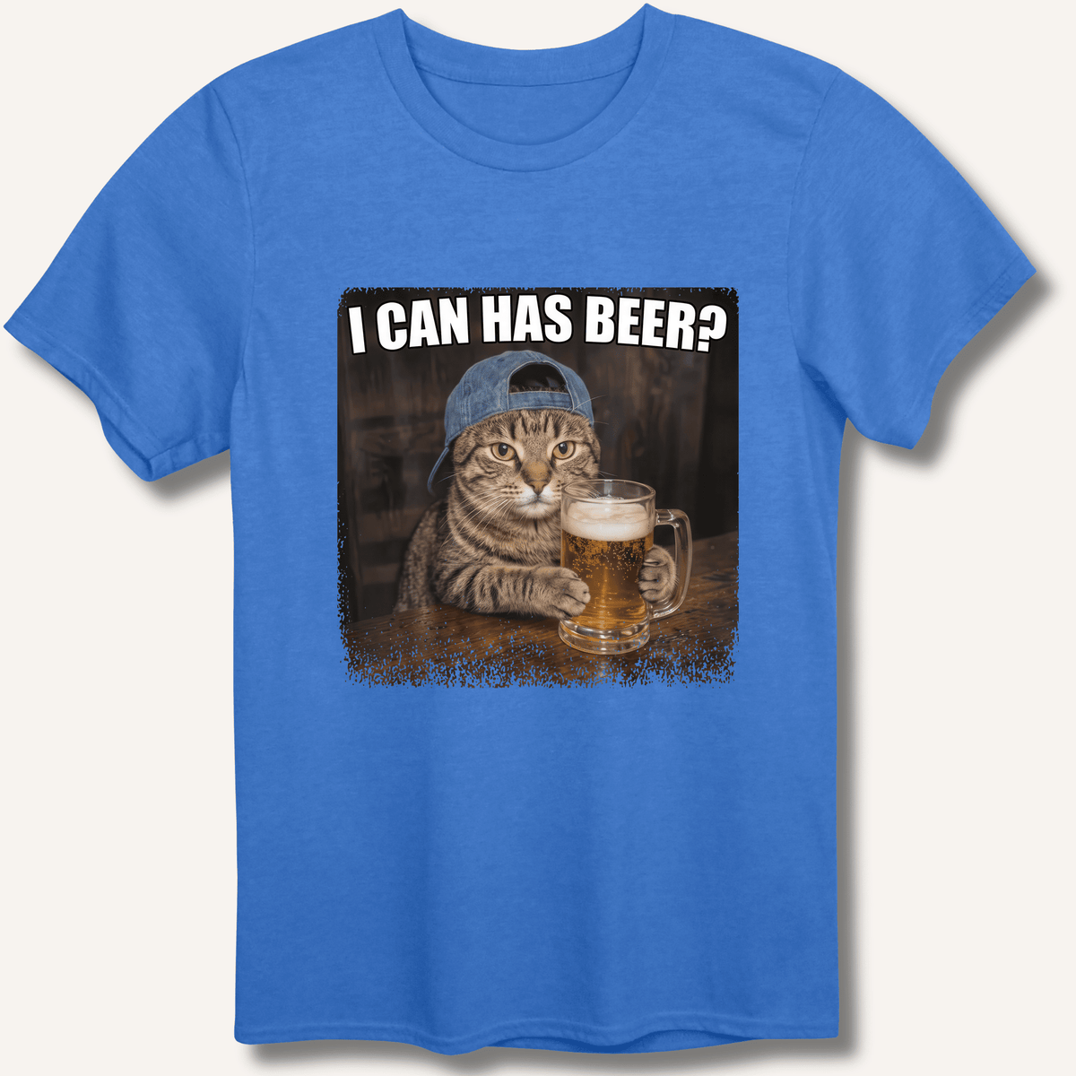 I Can Has Beer T-Shirt Gift For Bourbon Drinker