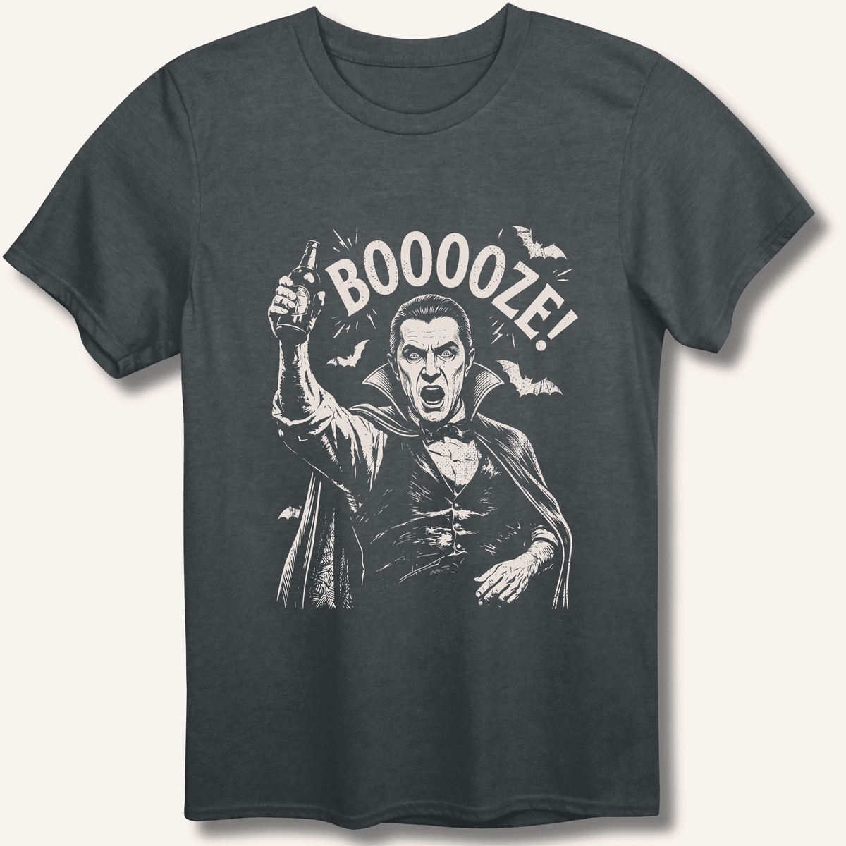 Count Dracula's Booooze T-Shirt Gift For Bourbon Drinker