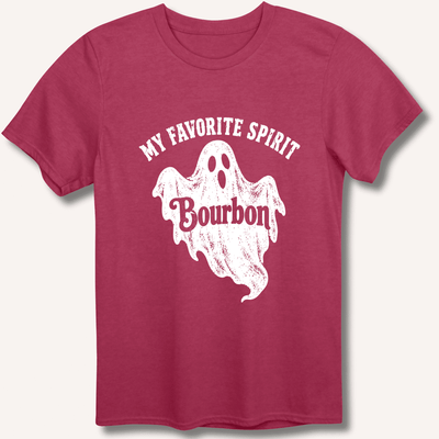 My Favorite Spirit, Bourbon T-Shirt Gift For Bourbon Drinker