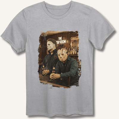 Halloween Horror Beer Drinking T-Shirt Gift For Bourbon Drinker