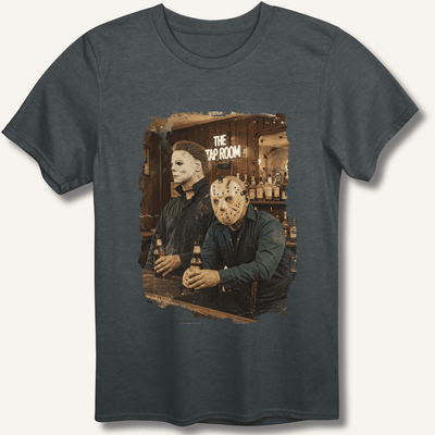 Halloween Horror Beer Drinking T-Shirt Gift For Bourbon Drinker