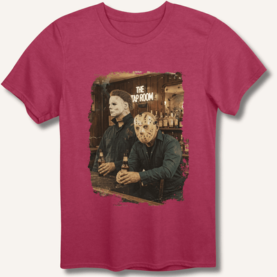 Halloween Horror Beer Drinking T-Shirt Gift For Bourbon Drinker