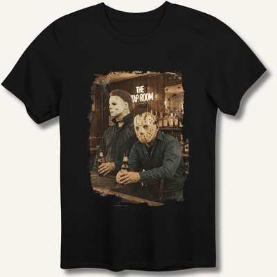 Halloween Horror Beer Drinking T-Shirt Gift For Bourbon Drinker
