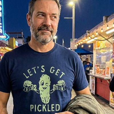 Let's Get Pickled T-Shirt Gift For Bourbon Drinker