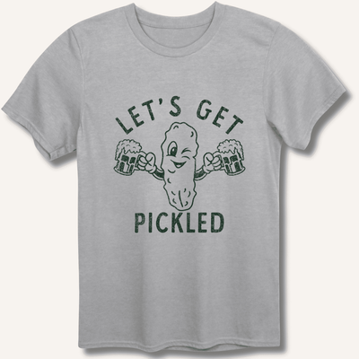 Let's Get Pickled T-Shirt Gift For Bourbon Drinker