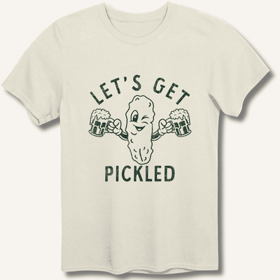 Let's Get Pickled T-Shirt Gift For Bourbon Drinker