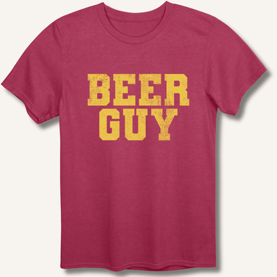 Beer Guy T-Shirt Gift For Bourbon Drinker