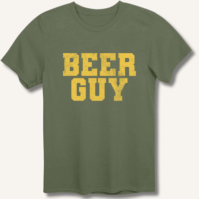 Beer Guy T-Shirt Gift For Bourbon Drinker