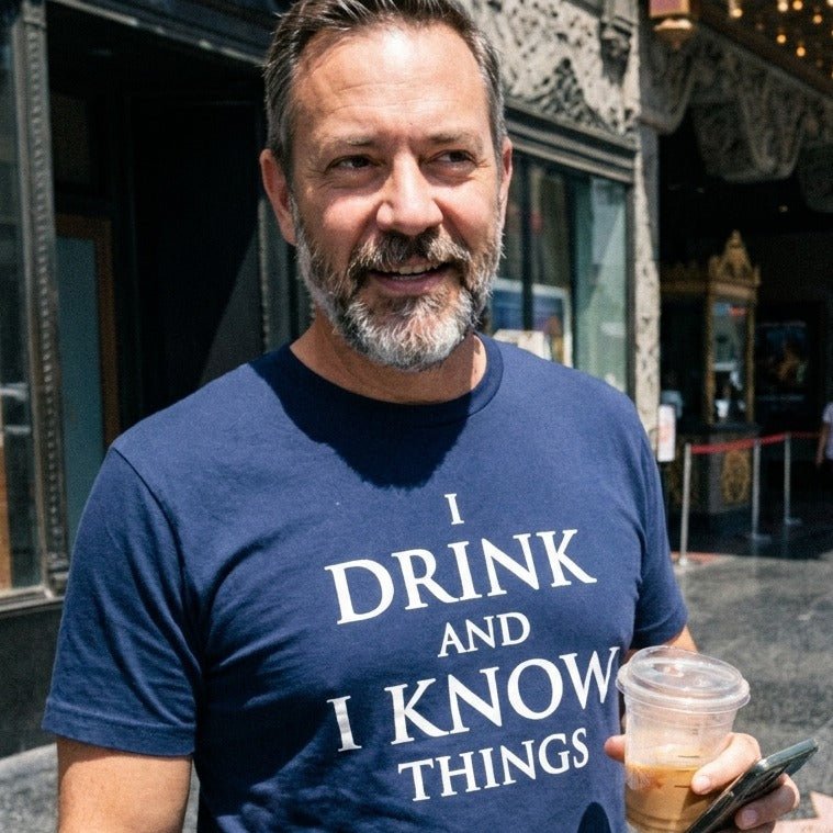 I Drink and I Know Things T-Shirt Gift For Bourbon Drinker