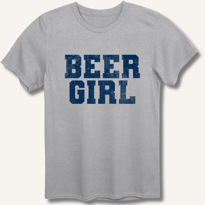 Beer Girl T-Shirt Gift For Bourbon Drinker