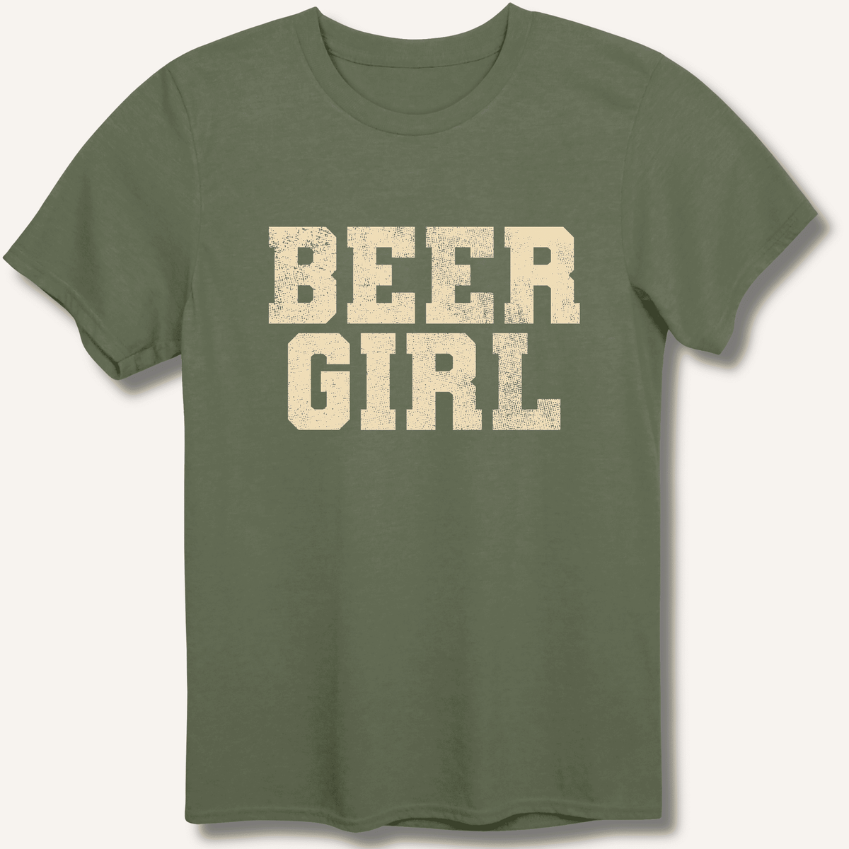 Beer Girl T-Shirt Gift For Bourbon Drinker
