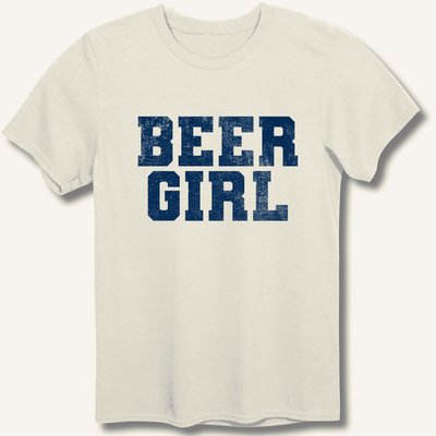 Beer Girl T-Shirt Gift For Bourbon Drinker