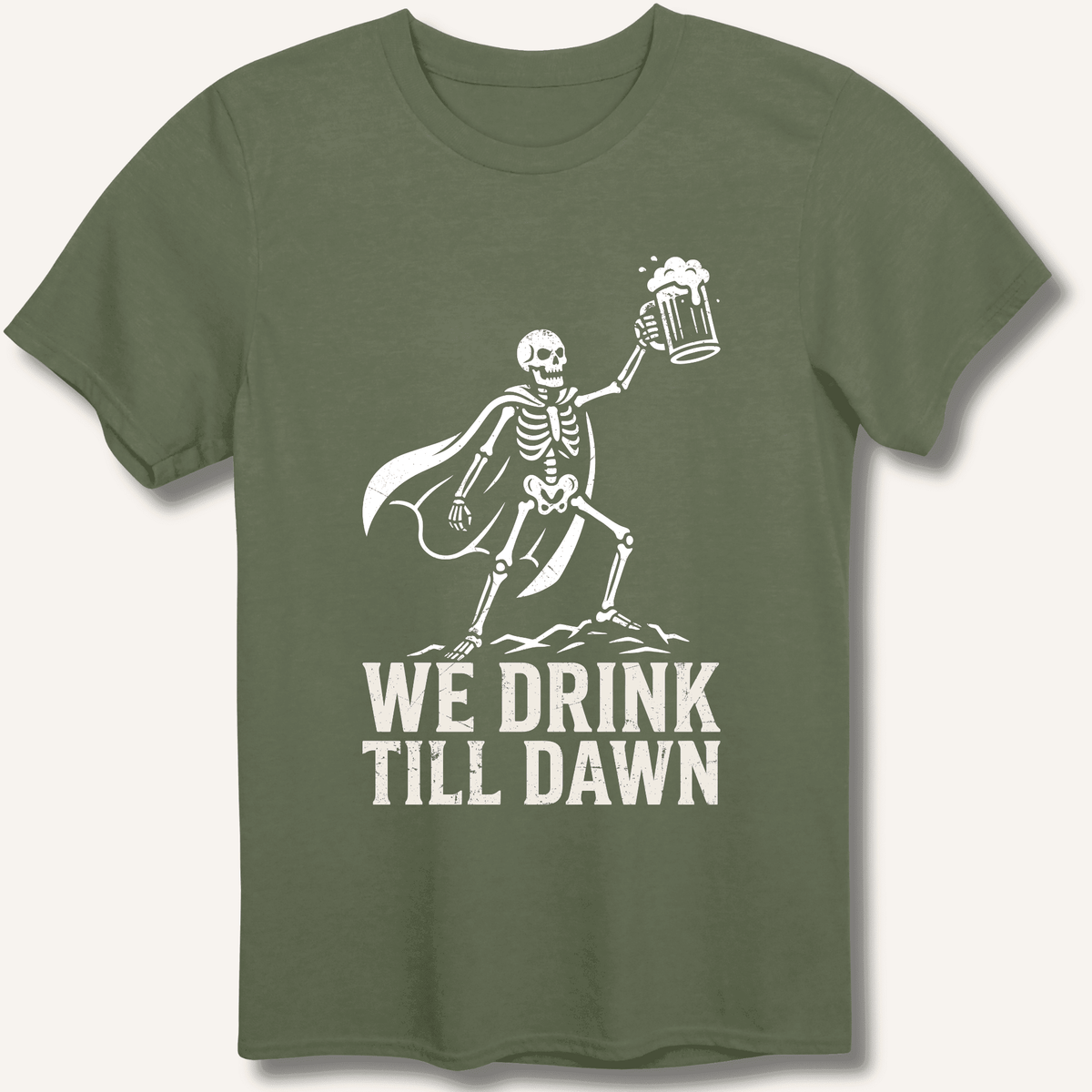 We Drink Till Dawn T-Shirt Gift For Bourbon Drinker