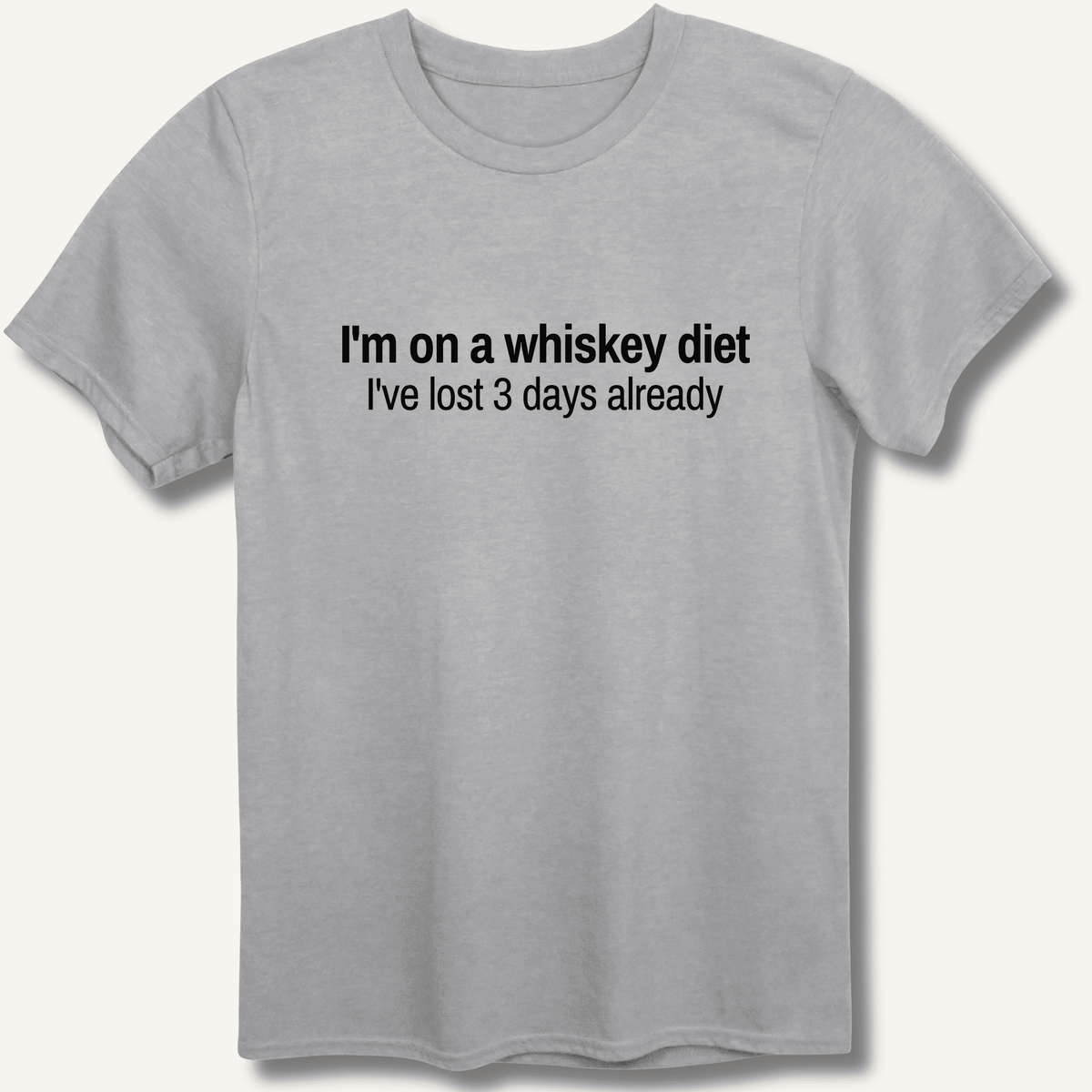 I'm on a whiskey diet T-Shirt Gift For Bourbon Drinker