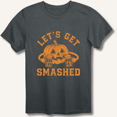Let's Get Smashed T-Shirt Gift For Bourbon Drinker