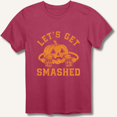 Let's Get Smashed T-Shirt Gift For Bourbon Drinker