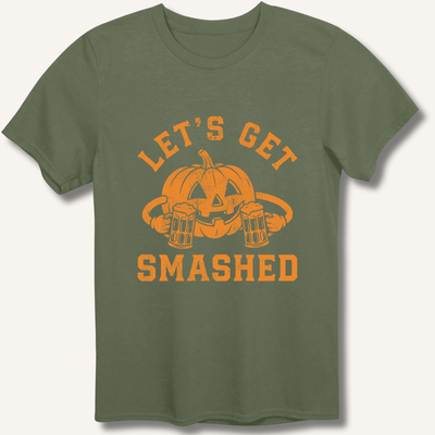 Let's Get Smashed T-Shirt Gift For Bourbon Drinker