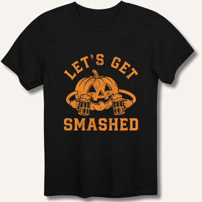 Let's Get Smashed T-Shirt Gift For Bourbon Drinker