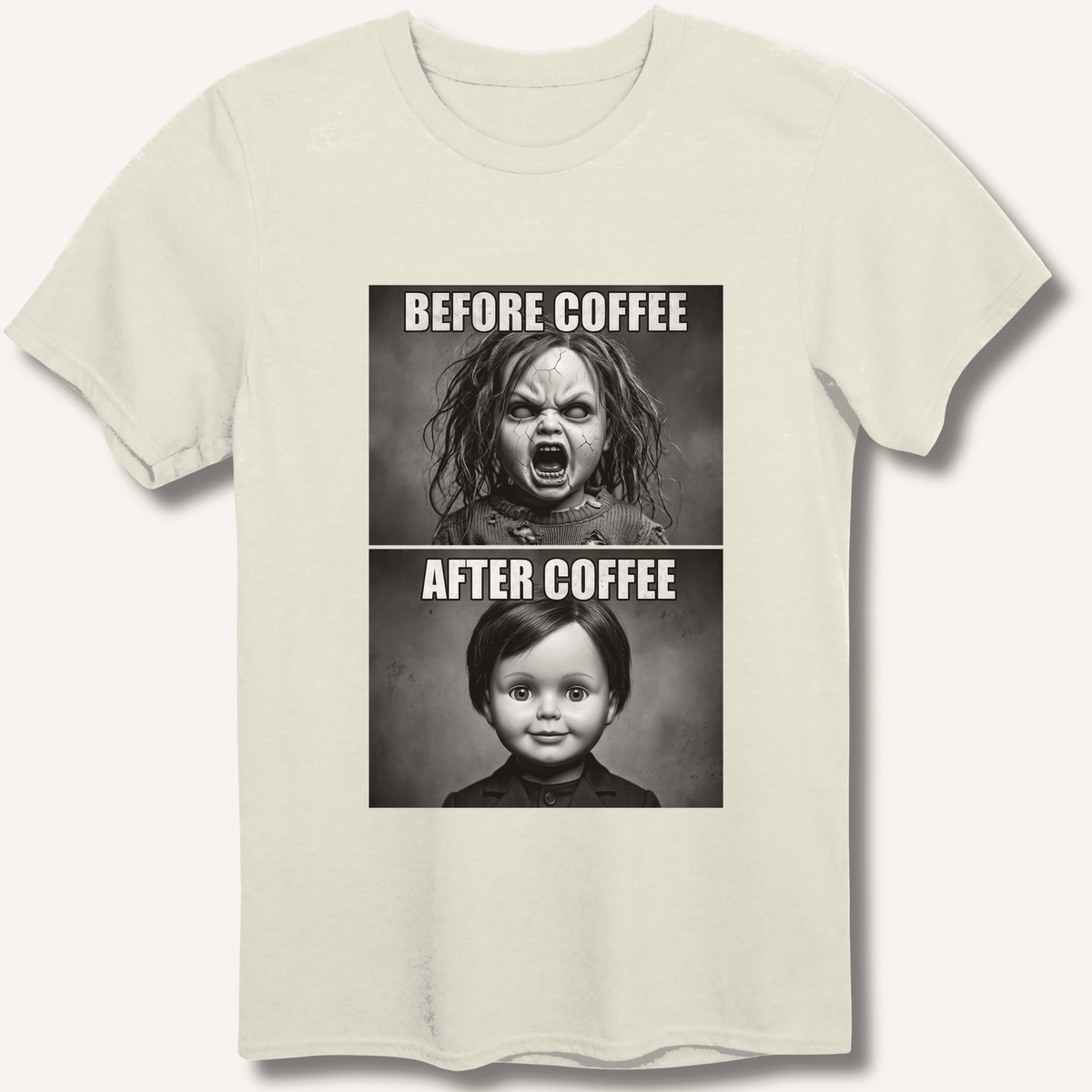 Before Coffee & After Coffee T-Shirt Gift For Bourbon Drinker