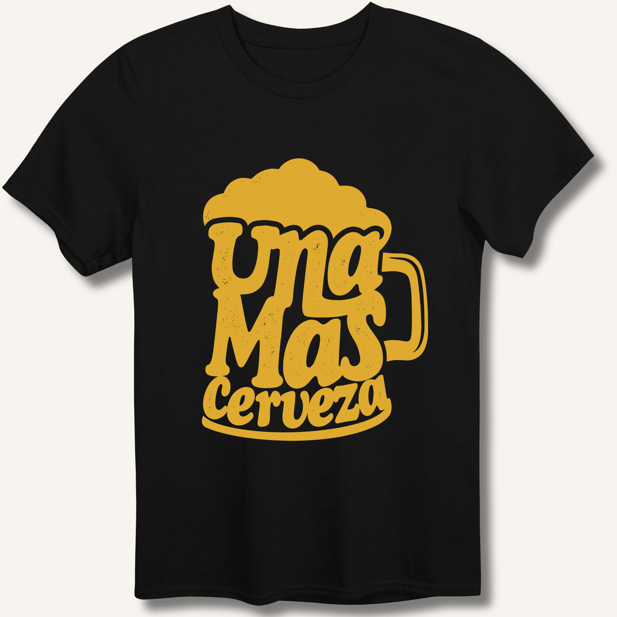 Una Mas Cerveza T-Shirt Gift For Bourbon Drinker