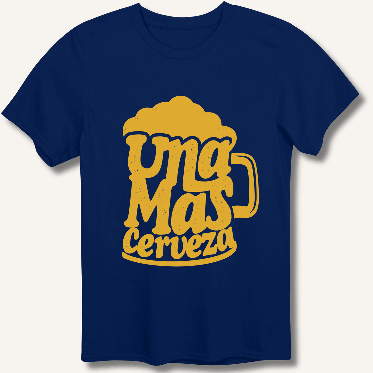 Una Mas Cerveza T-Shirt Gift For Bourbon Drinker