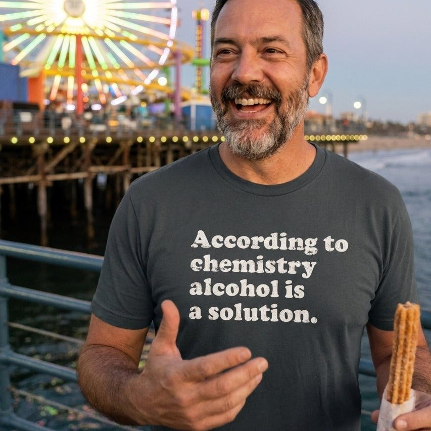According to Chemistry T-Shirt Gift For Bourbon Drinker