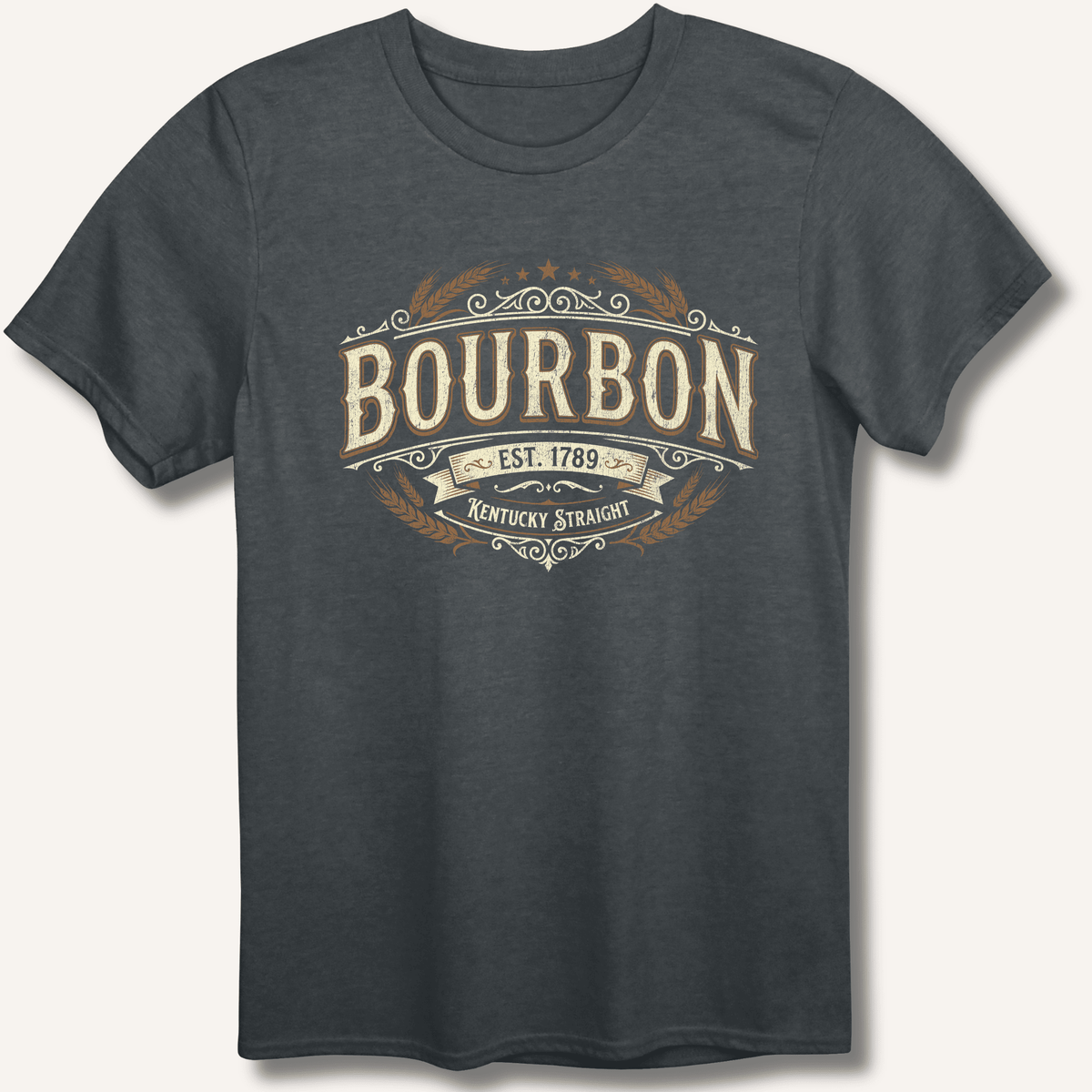 Bourbon Kentucky Straight Vintage T-Shirt Gift For Bourbon Drinker