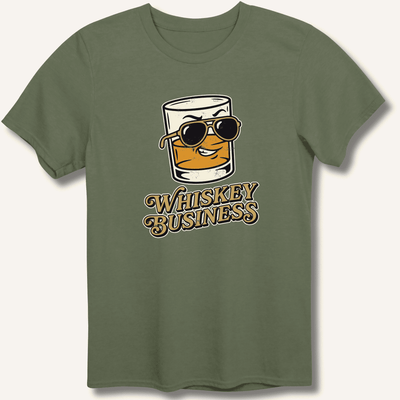 Whiskey Business T-Shirt Gift For Bourbon Drinker
