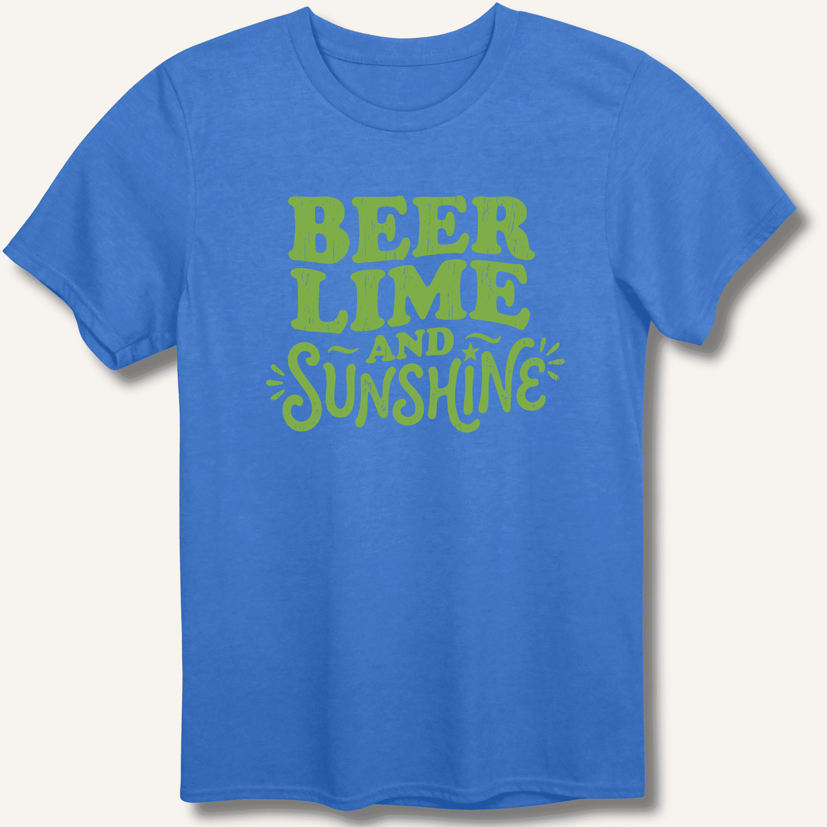 Beer Lime and Sunshine T-Shirt Gift For Bourbon Drinker