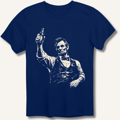 Lincoln's Toast T-Shirt Gift For Bourbon Drinker