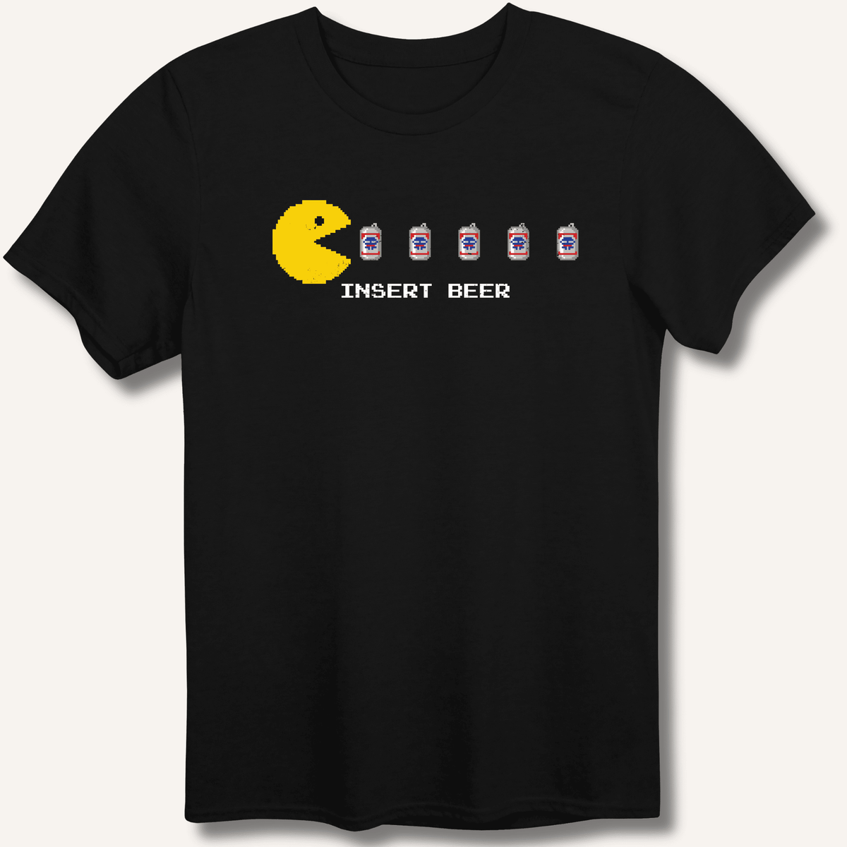 Insert Beer T-Shirt Gift For Bourbon Drinker