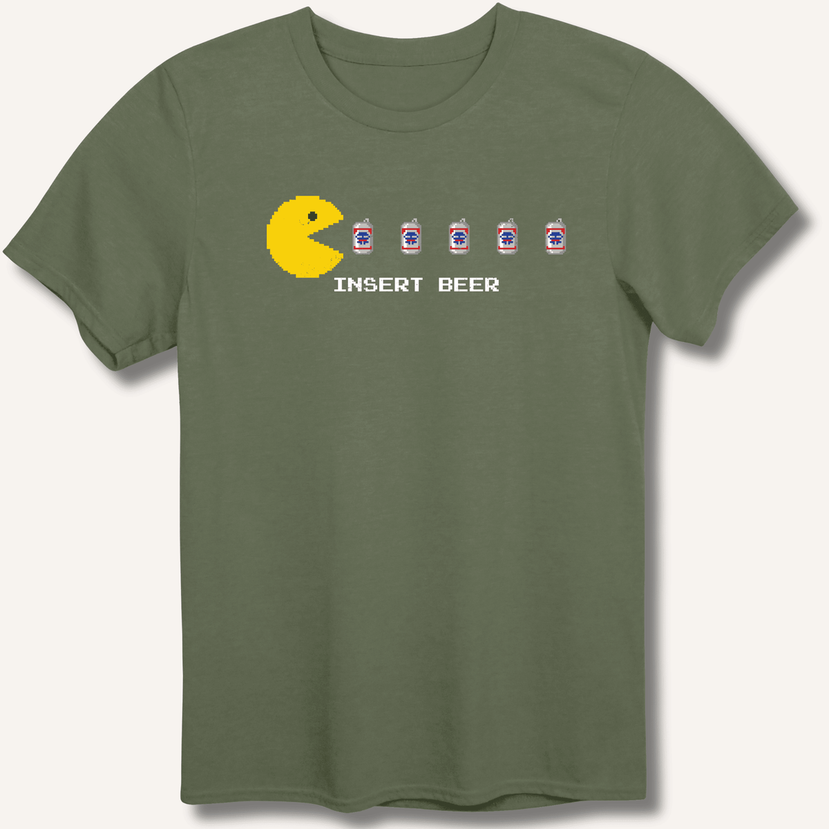 Insert Beer T-Shirt Gift For Bourbon Drinker