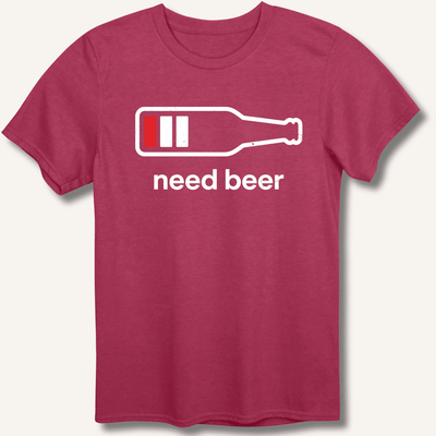 Need Beer T-Shirt Gift For Bourbon Drinker
