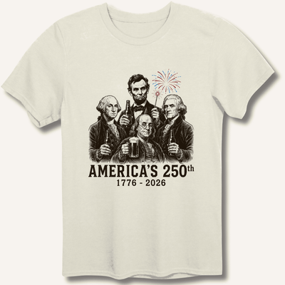 Founding Fathers 250th Beer T-Shirt Gift For Bourbon Drinker