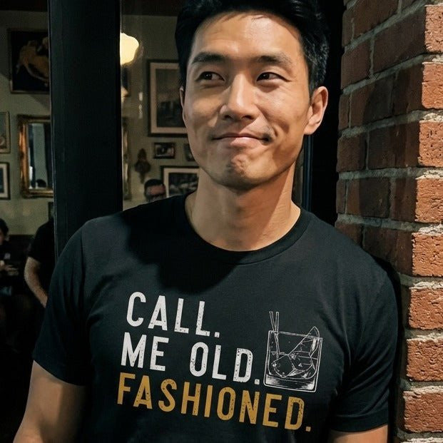 Call Me Old Fashioned T-Shirt Gift For Bourbon Drinker