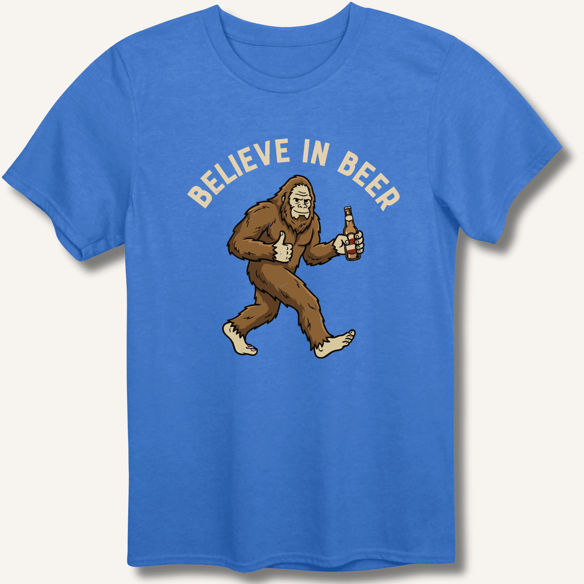 Believe in Beer T-Shirt Gift For Bourbon Drinker